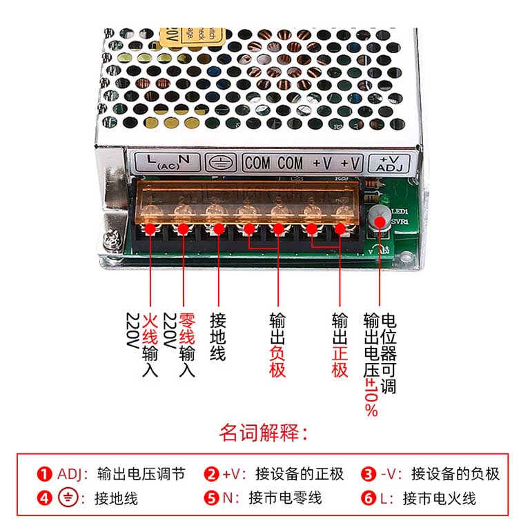 MS-75W-12V 短款迷小型开关电源 小功率MS-75W-12V/24V