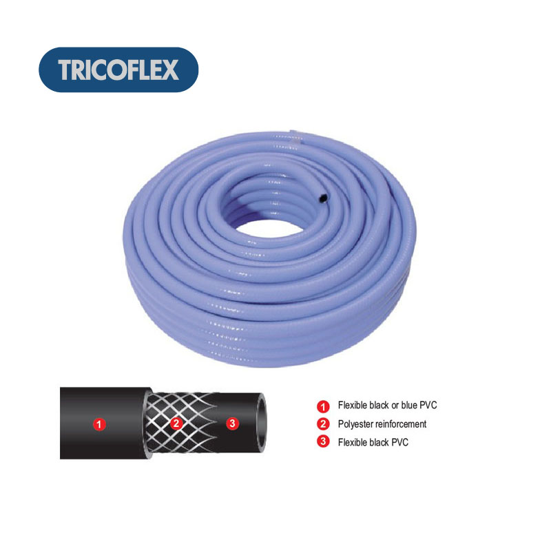 法国TRICOFLEX TRESS-NOBEL系列公制三层PVC编织软管印刷高压水管图片