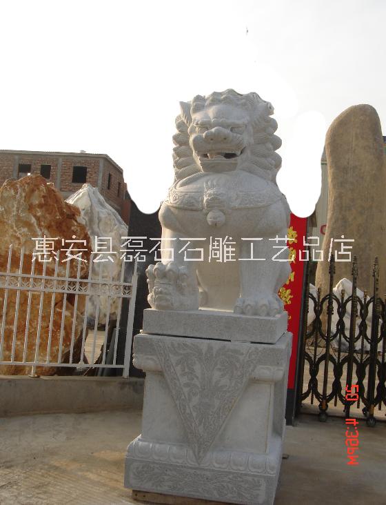 石狮子摆件 厂家现货石雕狮子雕塑