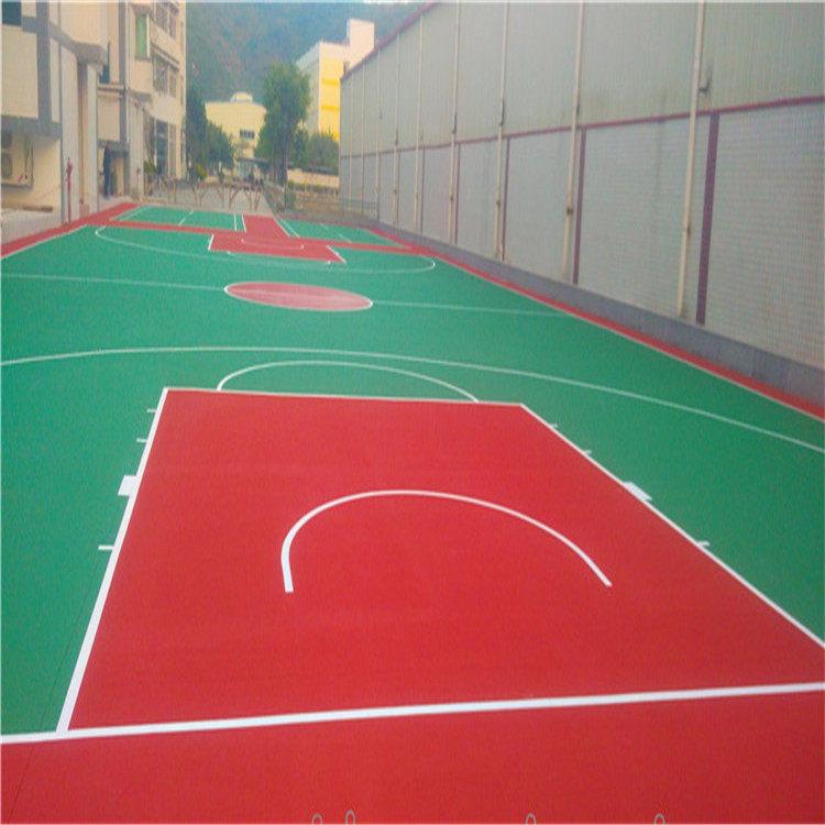 惠州社区丙烯酸篮球场地板胶