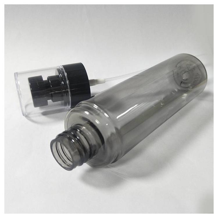 100ml PET塑料圆瓶 圆形泵头 喷雾瓶 化妆品瓶 香水喷瓶
