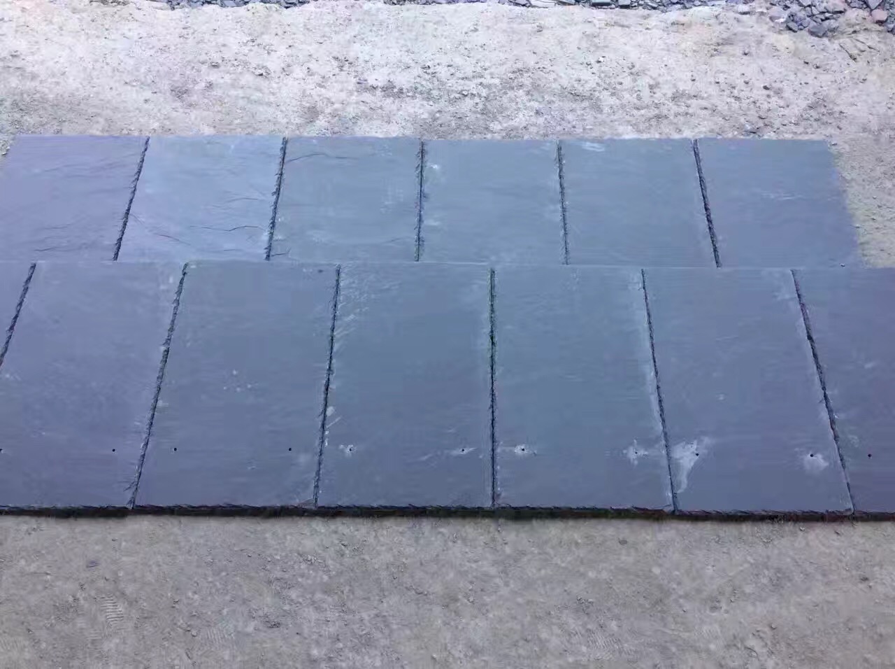 江西自然面石板瓦 板岩石板瓦定做 锈色石板瓦生产厂家