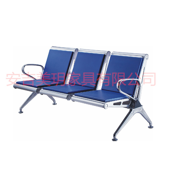 304不锈钢排椅，广东机场椅，一人二人三人四人连排椅，金属长条座椅图片