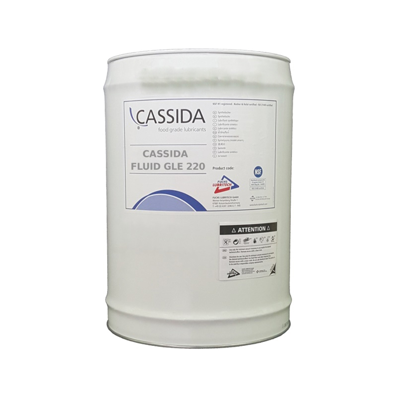 FUCHS福斯加适达CASSIDA GLE150 220食品级合成齿轮油