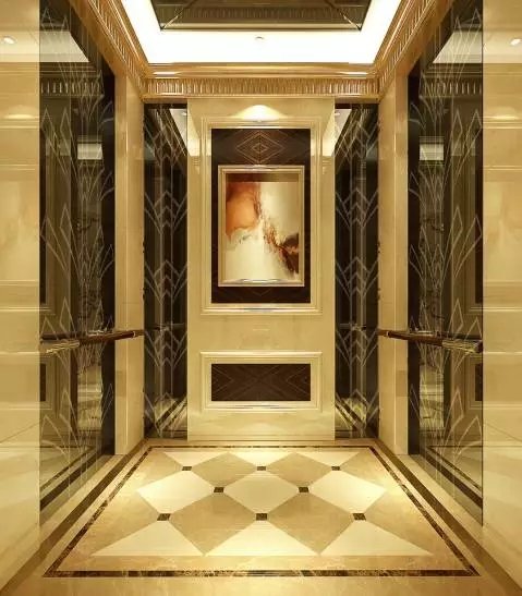 电梯内饰定制 电梯轿厢装饰装潢 电梯扶梯装修设计图片