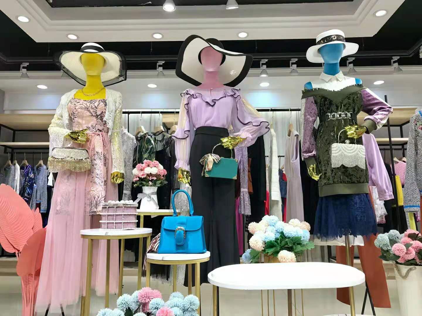 香港品牌光线花园2021秋专柜撤柜女装品牌折扣走份批发