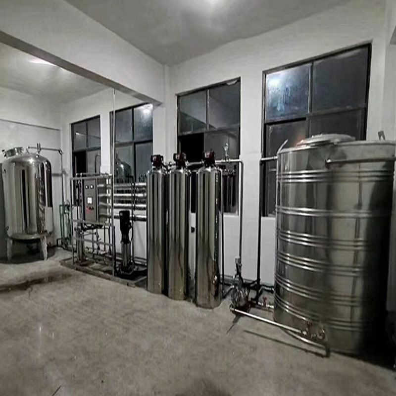宁波化学新材料纯化水处理设备订购，去离子水除盐净水机，辉月2吨小型纯水机厂家，