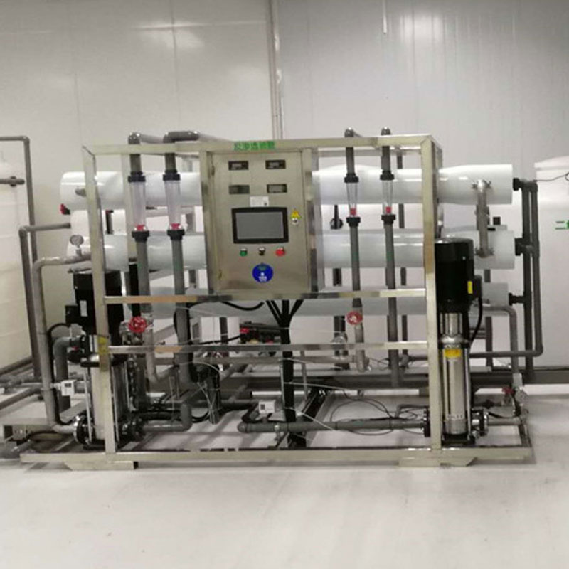 宁波化学新材料纯化水处理设备订购，去离子水除盐净水机，辉月2吨小型纯水机厂家，