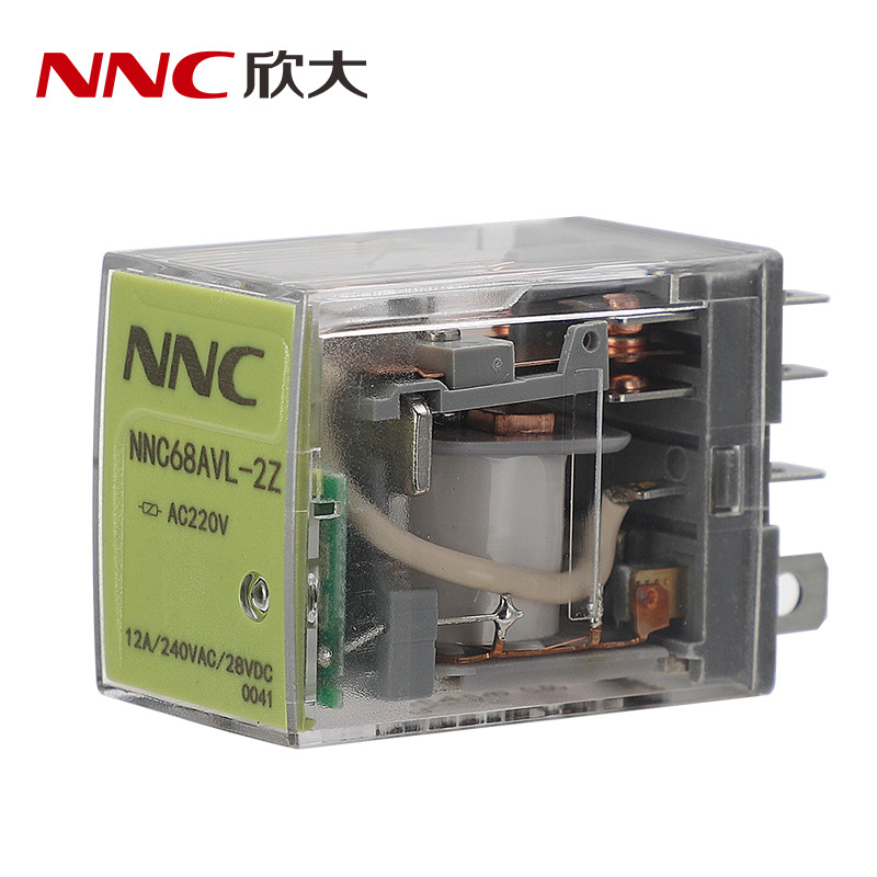 欣大NNC68AVL-2Z(JQX-13F-2Z)带灯电磁继电器 转换型12A