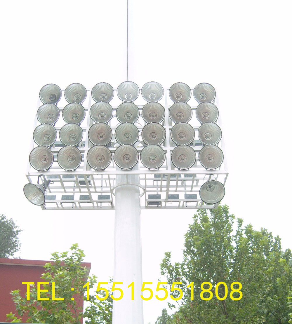 山东省济南学校体育场足球场运动场照明高杆灯照明