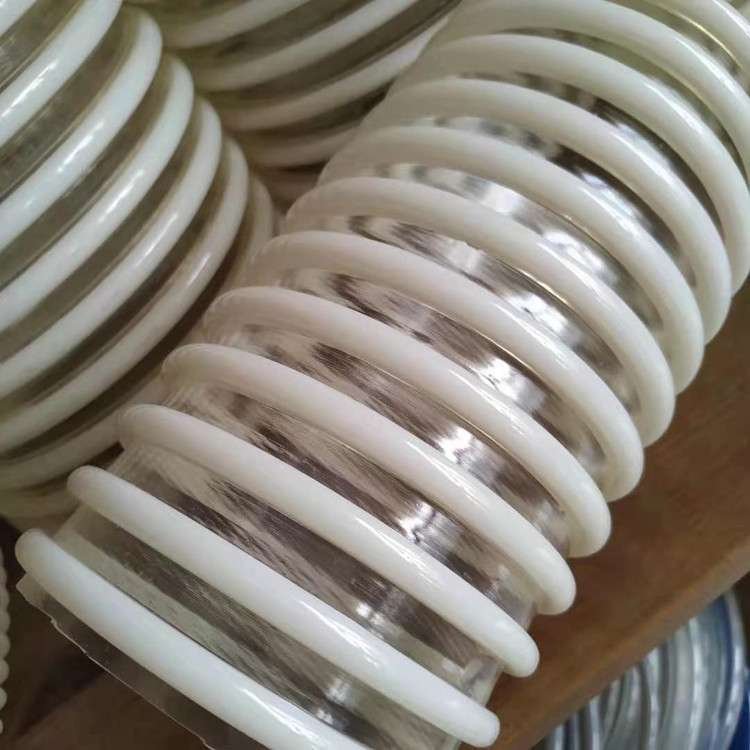 晟誉橡塑 物料输送抽吸软管 陶瓷厂用塑筋管 耐磨加强螺旋管可定制