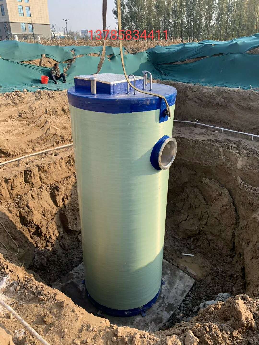 玻璃钢污水提升泵站污水提升设备