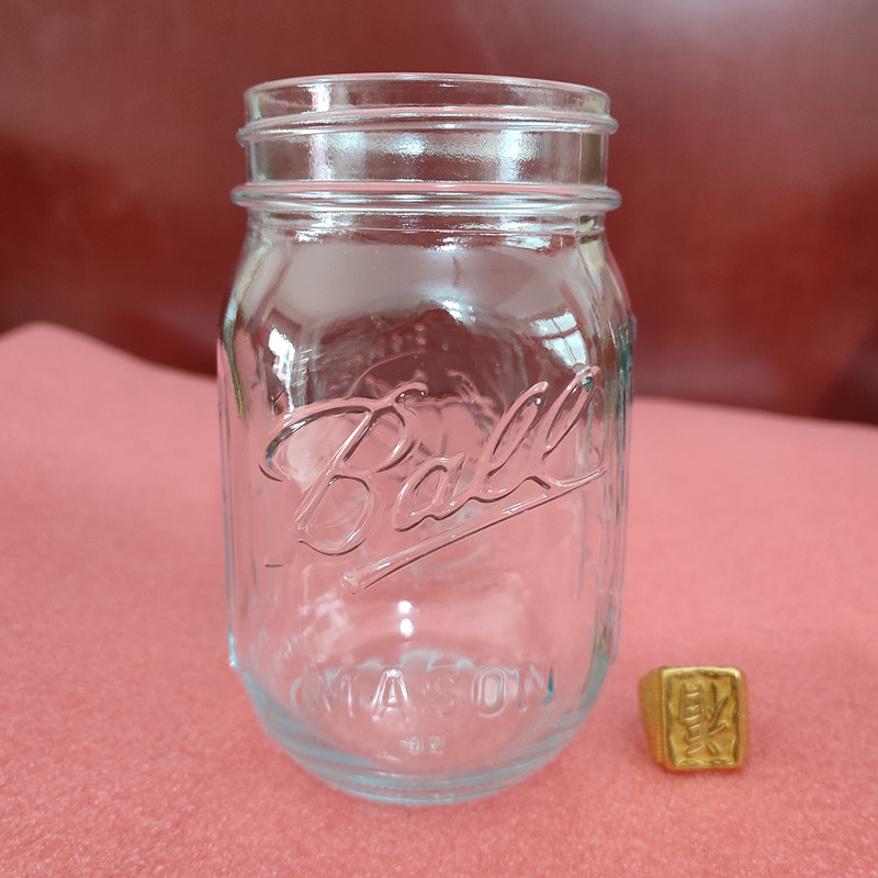 厂家现货500ml梅森罐玻璃密封罐梅森杯 梅森玻璃瓶配套瓶盖