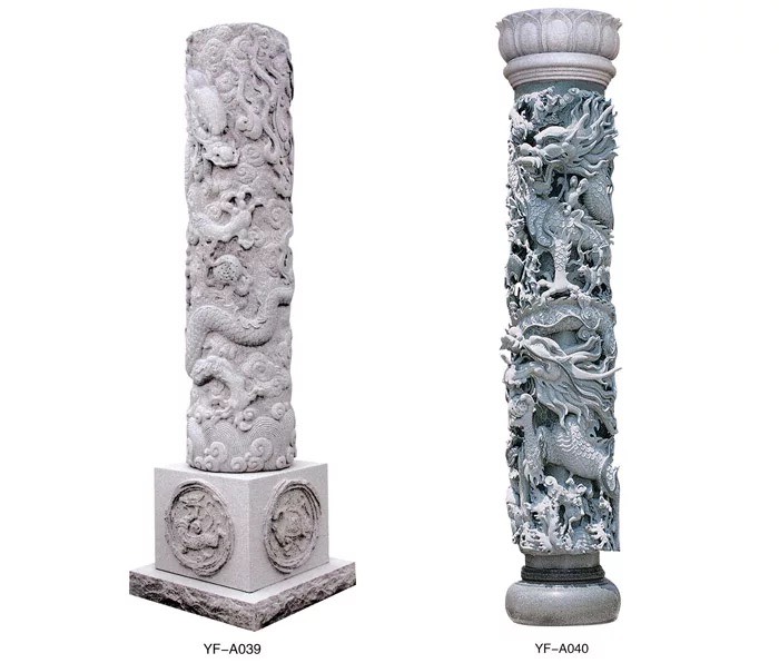 福建石雕柱子-广场石雕文化柱-石材柱子雕刻