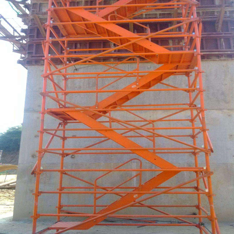 框架式爬梯 桥梁爬梯 高墩施工爬梯