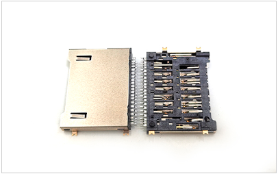 SD7.1卡座21PIN SD7.1 EXPRESS高传输连接器卡座SD 7.1自弹式卡座SD 4.0卡座