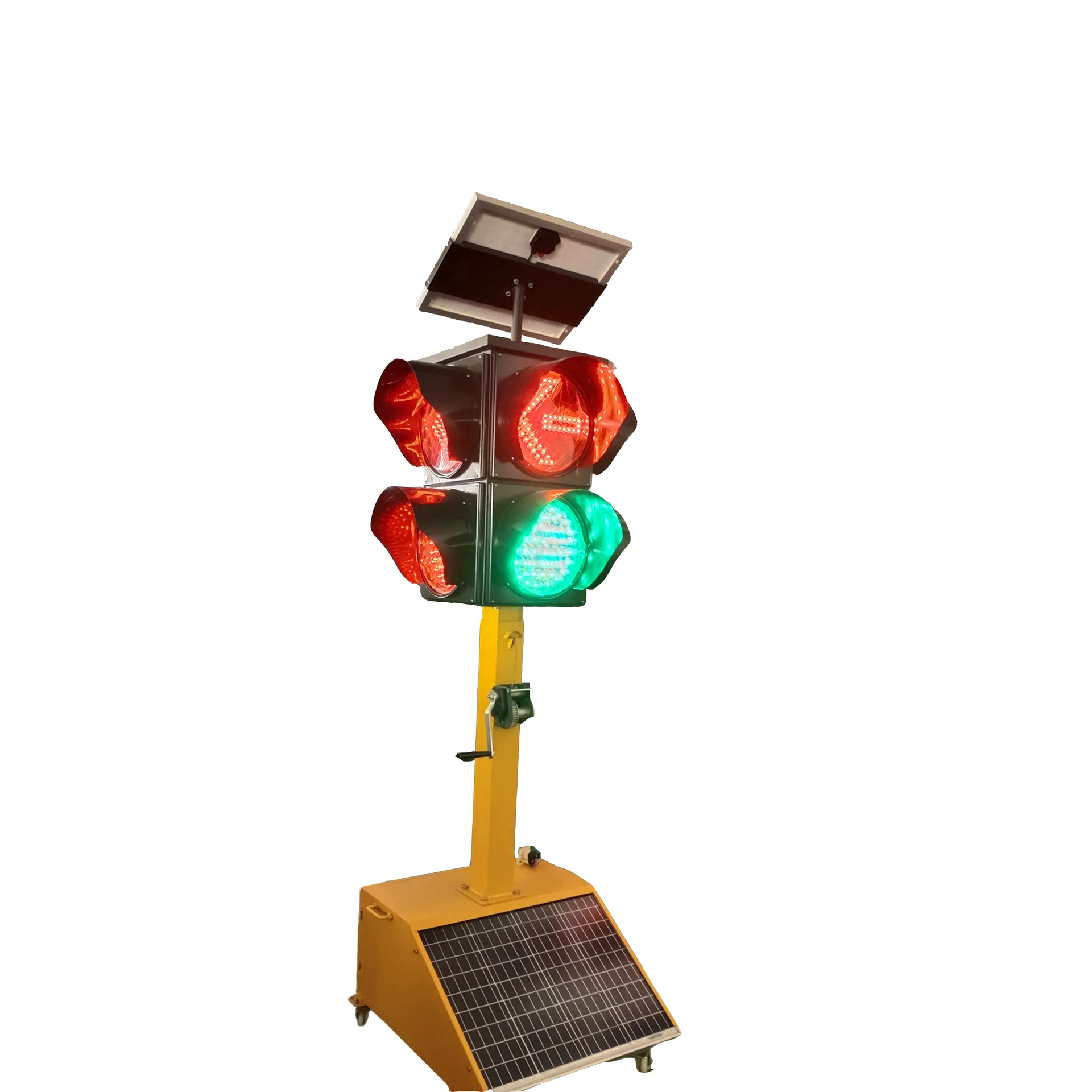 人行横道红绿灯显示屏人行灯指示灯一体化交通信号灯人行道 移动式信号灯