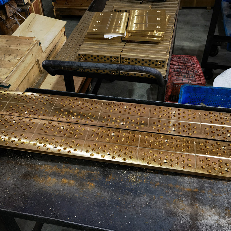 自润滑止推垫片 铜合金石墨导板耐磨板 模具导条定做铜板