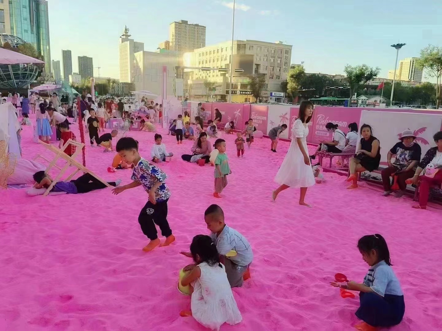 粉红沙滩方案粉红沙滩工厂直销粉红沙滩100平出租出售 粉红沙滩