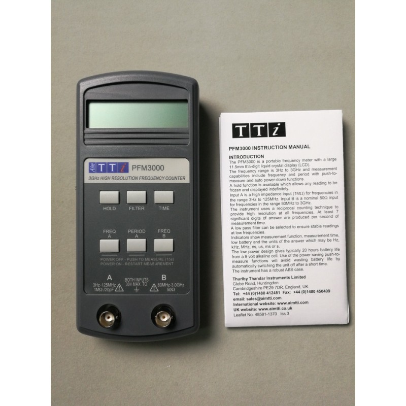Aim-TTi PFM3000计频器 频率计数器,3GHz,3Hz