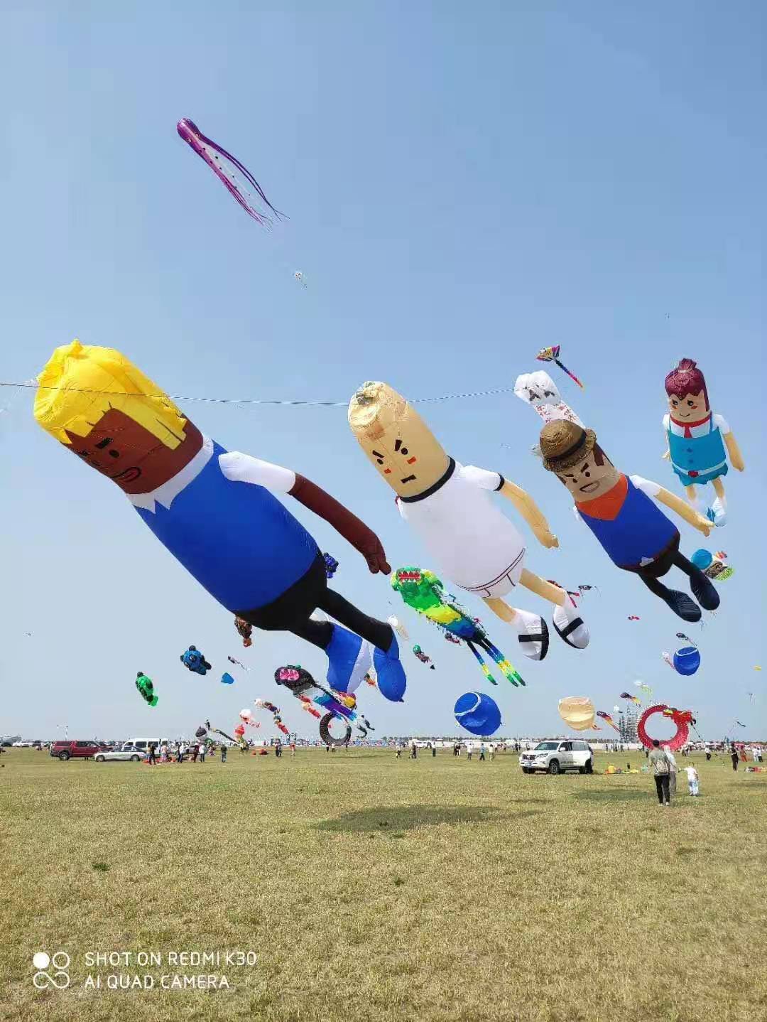 巨型风筝 春季风筝展 网红风筝节