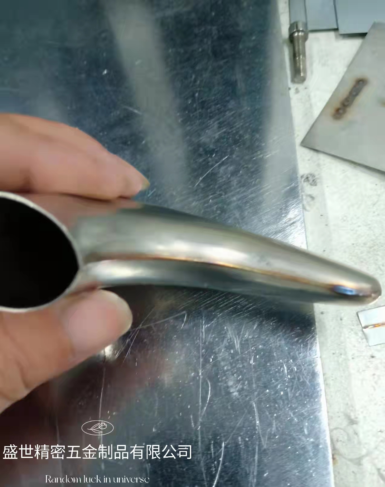 不锈钢门锁把手焊接  盛世激光焊接工厂 门把手激光焊接加工/好的品质
