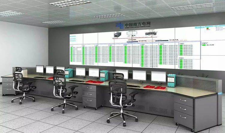 派夫迪厂家指挥中心科技感灯带操作台监控台控制台调度台新款工作台