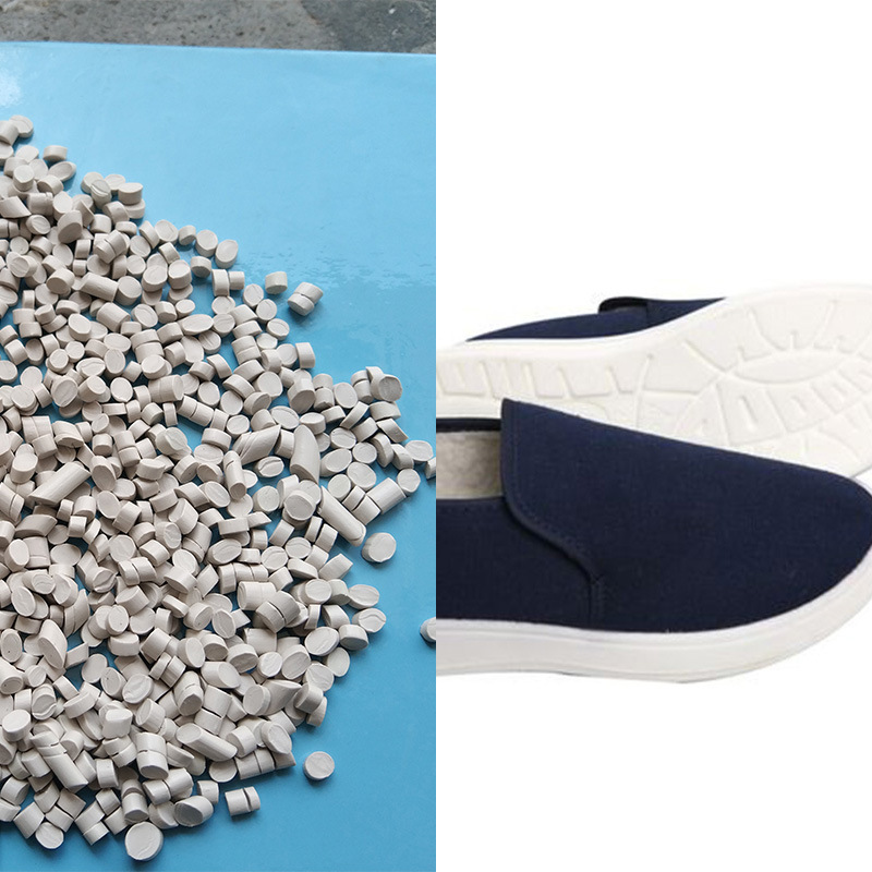 供应用于注塑消费后回收的海洋塑料 软质PVC本色料可做布鞋底GRS认证