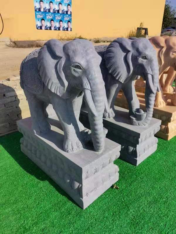 大象雕塑大象雕塑  石雕大象