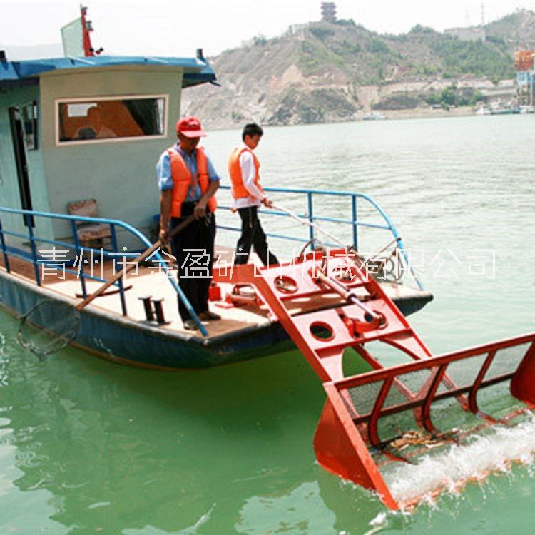全自动水面保洁船 水上垃圾打捞船制造加工