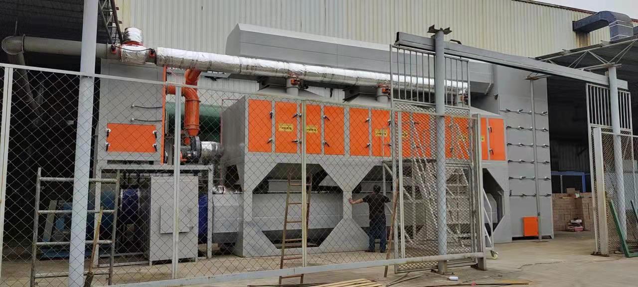 常州市催化燃烧  喷淋塔  活性炭塔厂家废气处理设备  催化燃烧  喷淋塔  活性炭塔