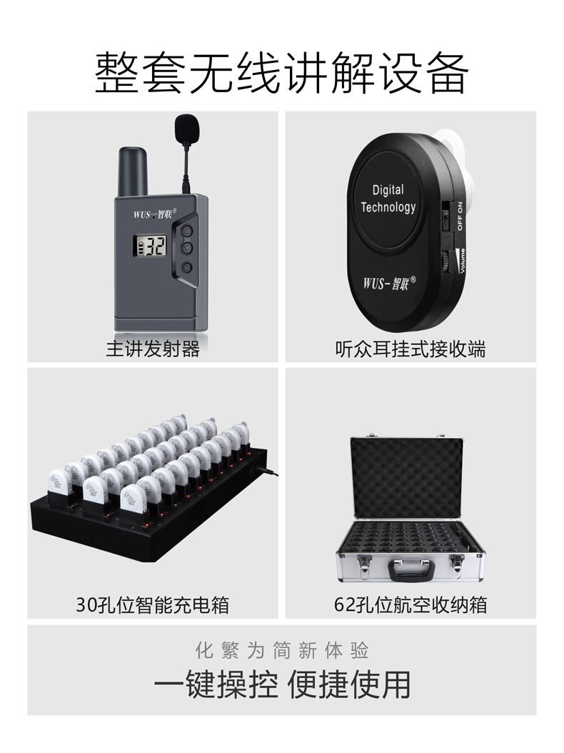 深圳市智联一对多专业无线讲解器厂家智联一对多专业无线讲解器