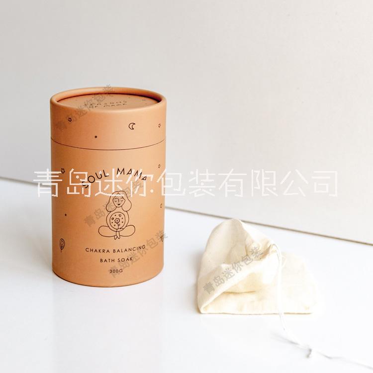 圆形藕粉纸罐包装 食品花茶纸筒 圆筒纸管包装盒