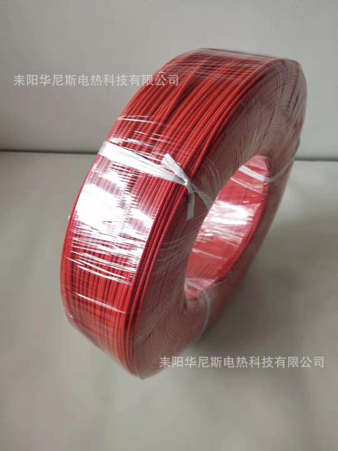 华尼斯红色硅橡胶耐高温编织网线200℃改装线路多股铜芯厂家批发