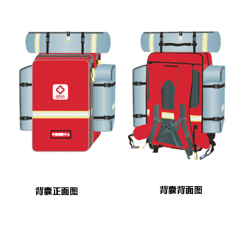 个人携行装备 中国卫生应急队伍双肩背囊背包登山包