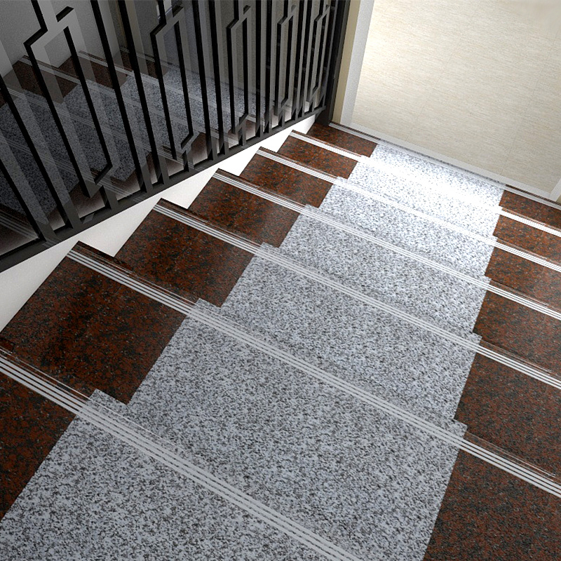 红枫陶瓷 高防滑高耐磨楼梯踏步图片