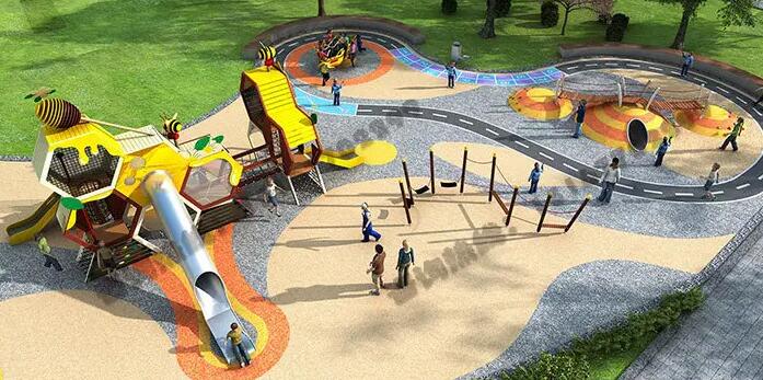 景区公园无动力游乐设备小区儿童游乐场设计康体游乐设施厂家图片