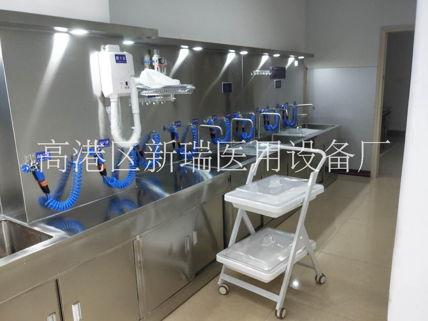 不锈钢清洗工作站腹腔镜清洗槽支气管喉镜清洁中心新款图片