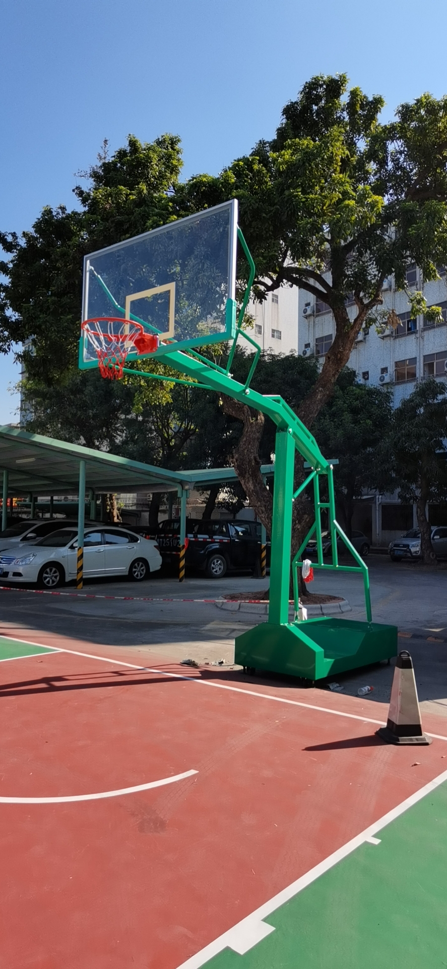 广州室内篮球架现货生产直销定做价格