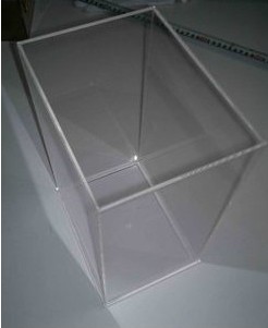 定制透明亚克力展示盒花盆高达手办乐高模型盲盒收纳盒防尘罩盒子