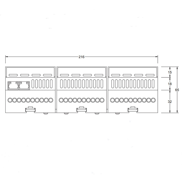 4路2A调光器内置电源L5504D2A施耐德KNX