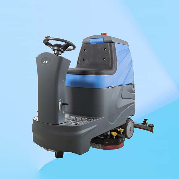 小型驾驶式洗地机 地库保洁商用电动擦地机 拖地机