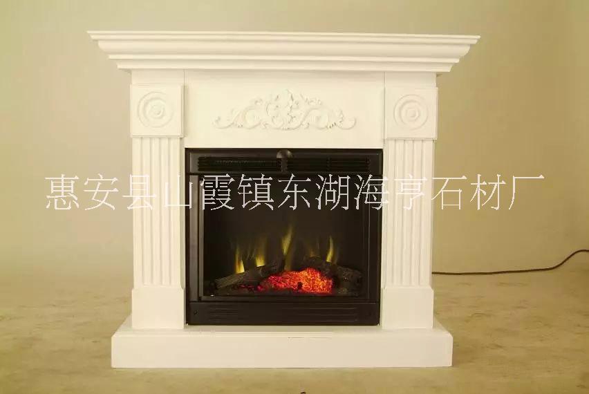 惠安海亨欧式大理石壁炉 石材壁炉欧式简约壁炉 汉白玉壁炉定制