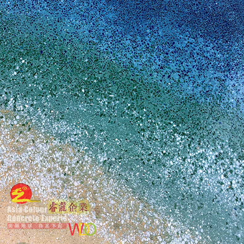 上海海昌世海洋公园砾石案例 |亨龙聚合物砾石
