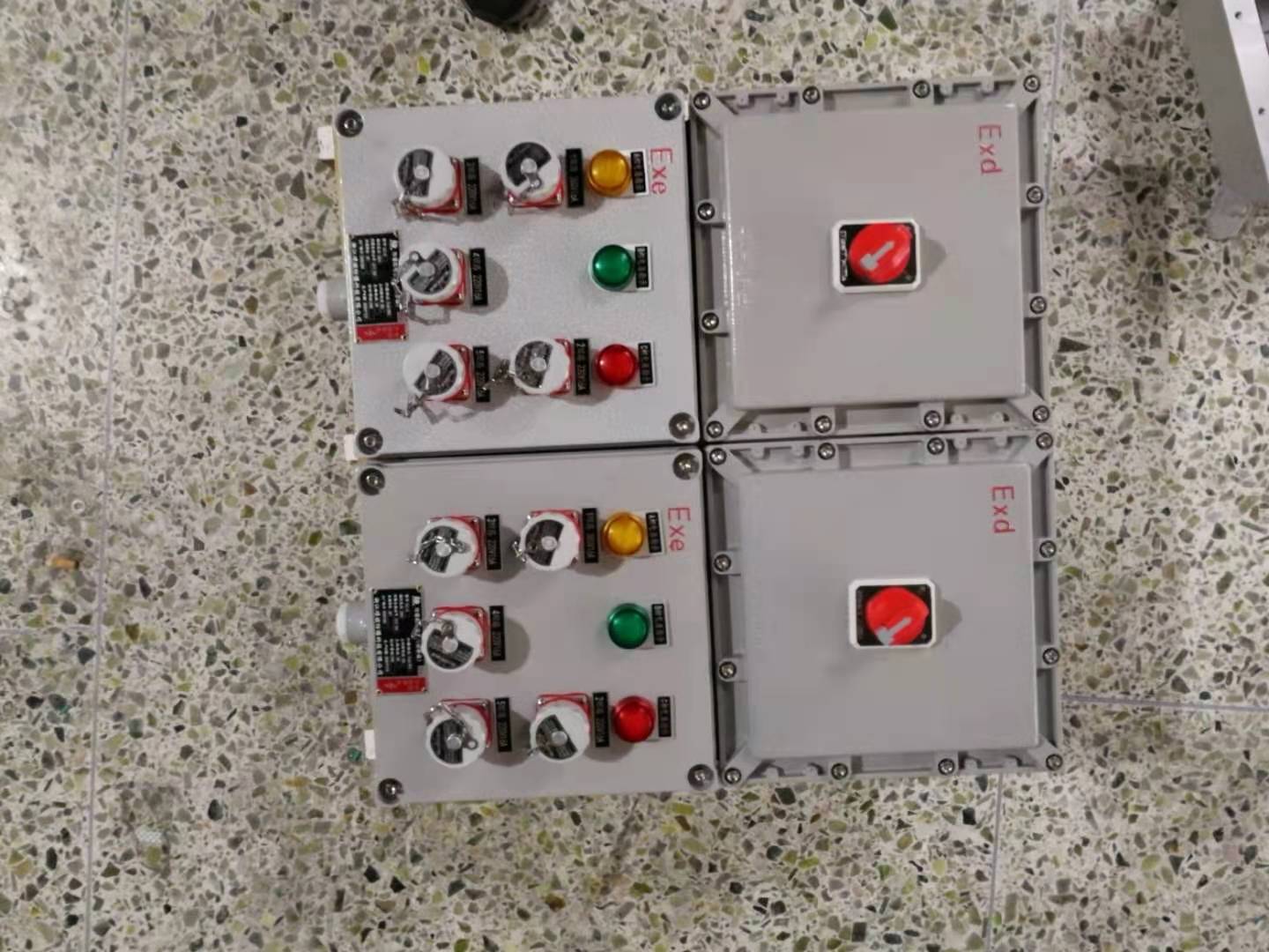 BXX51防爆动力检修箱控制箱配电箱操作柱按钮插座箱磁力启动器接线箱