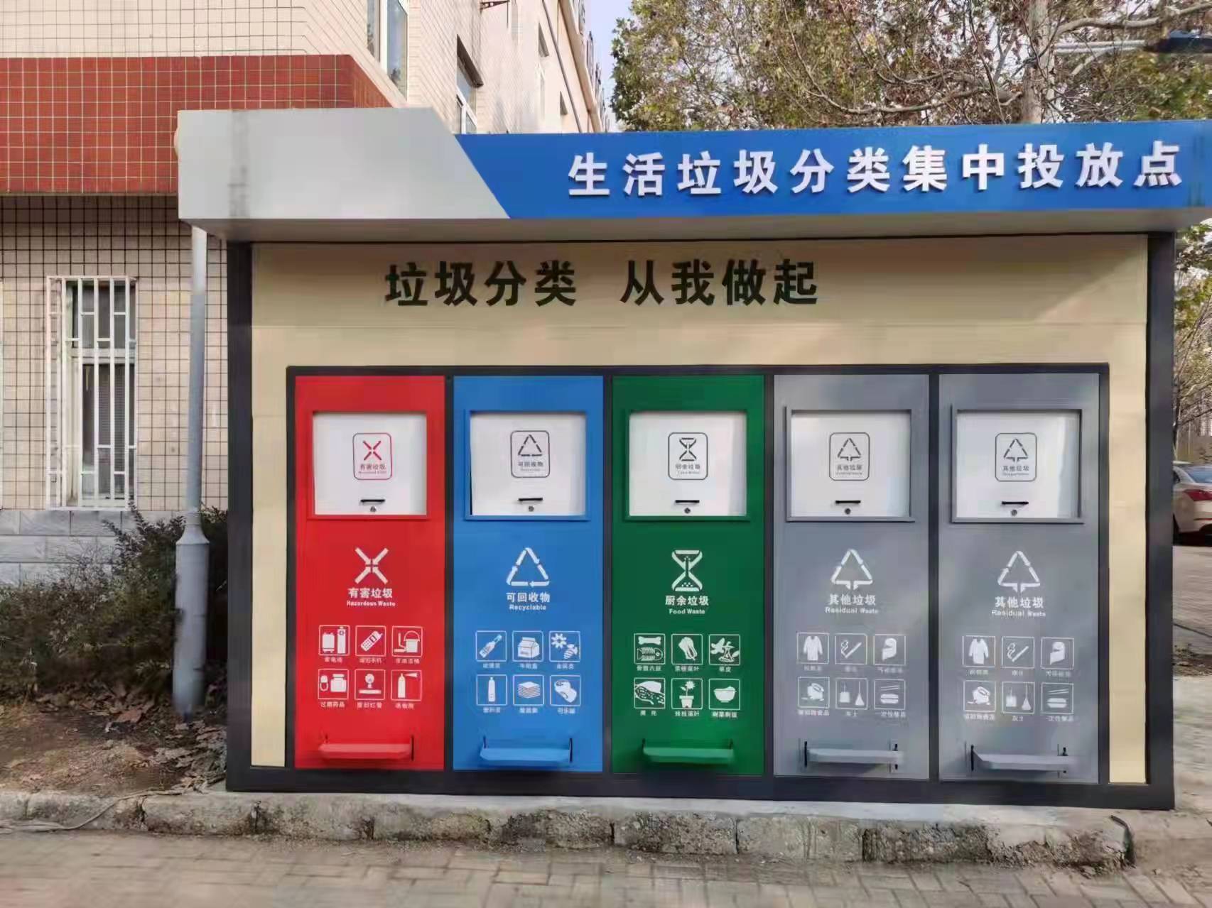 河北智能垃圾分类房 智能垃圾中转房厂家 可移动位置方便图片