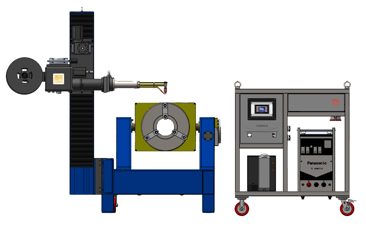 管法兰自动焊机  自动焊接设备 自动焊接机 管道自动焊接设备图片
