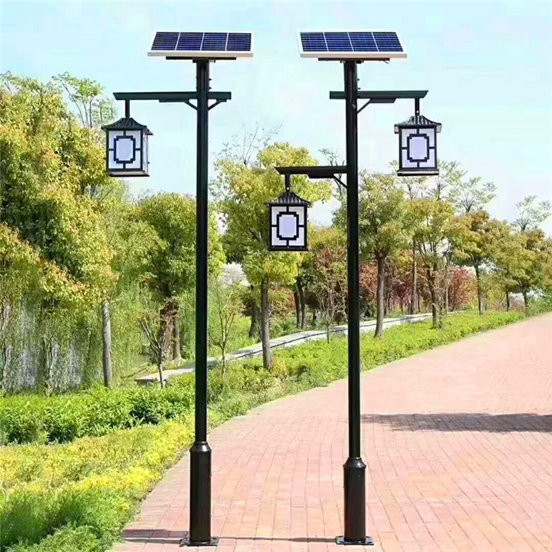 森光牌4米太阳能庭院灯适合小区 公园 乡村使用 厂家质保 后顾无忧图片