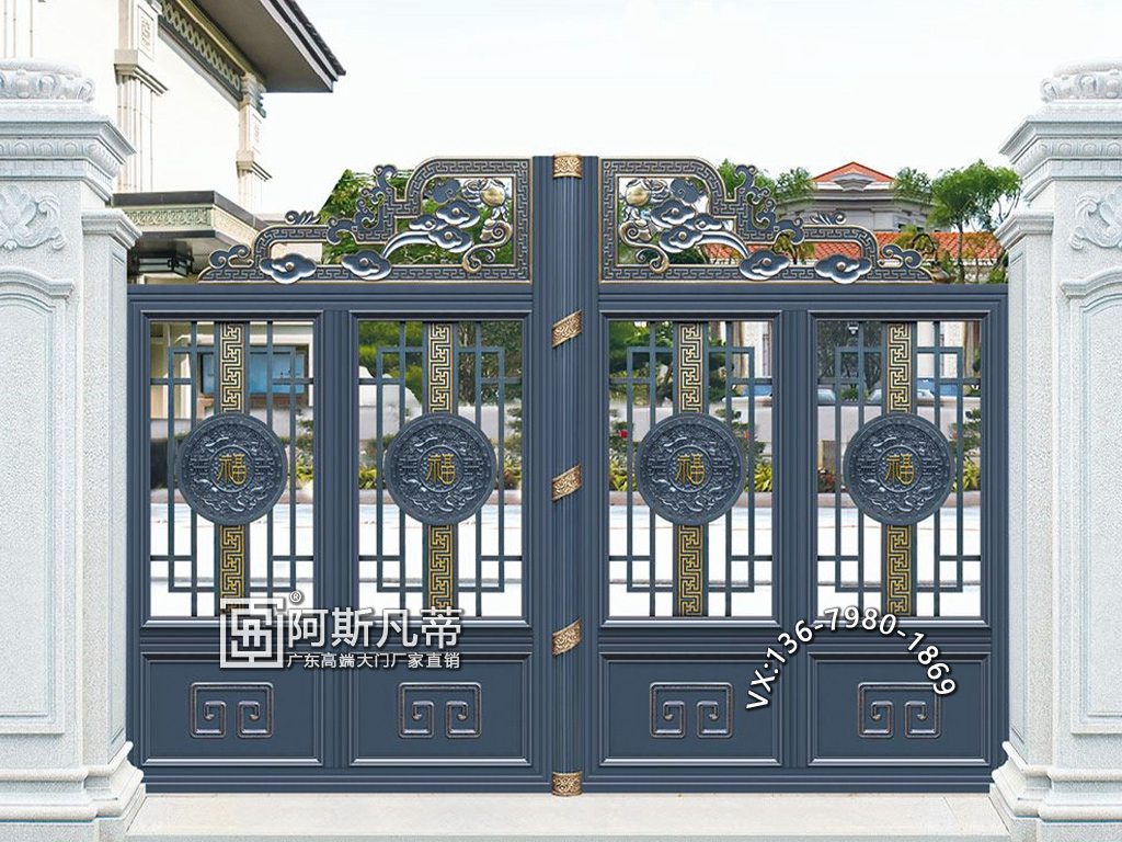 广州农村大门庭院大门设计效果图