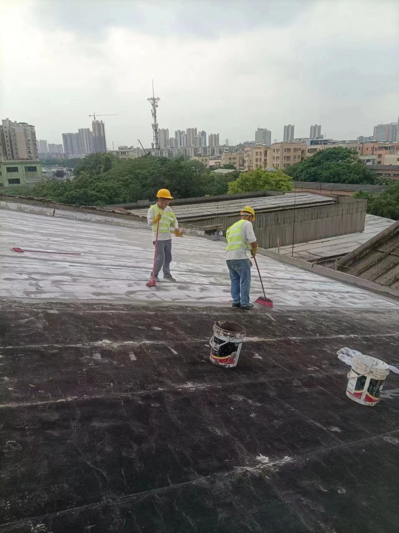 天面防水补漏工程施工公司 广州天面防水补漏工程图片